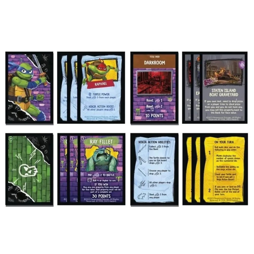 NEW Monopoly TMNT Teenage Mutant Ninja Turtles Mutant Mayhem Edition Board Game